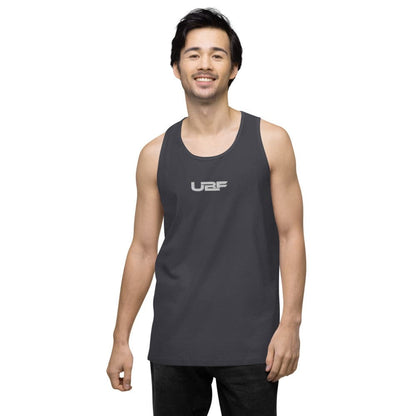 Embroidered Men’s premium UBF tank top.