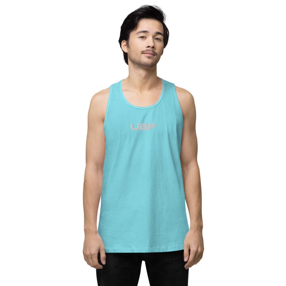 Embroidered Men’s premium UBF tank top.