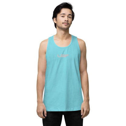 Embroidered Men’s premium UBF tank top.