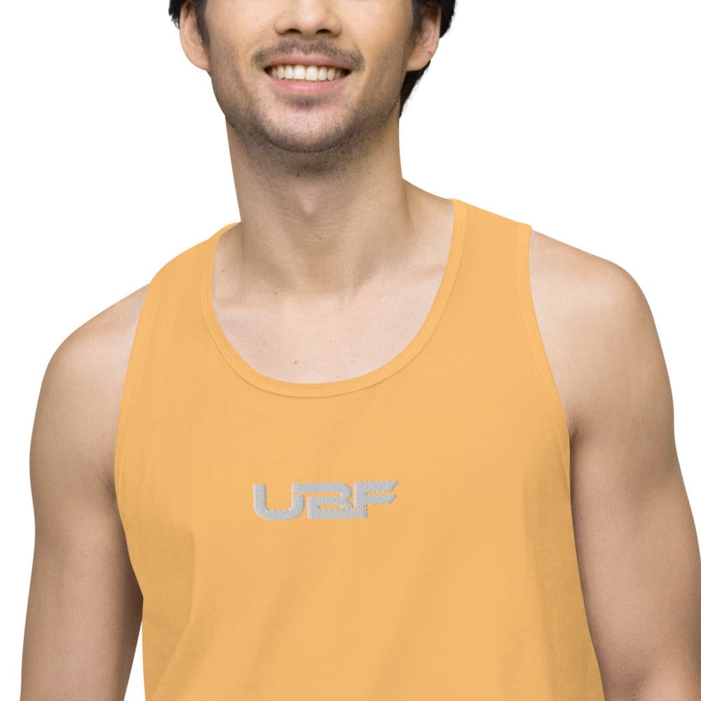 Embroidered Men’s premium UBF tank top.