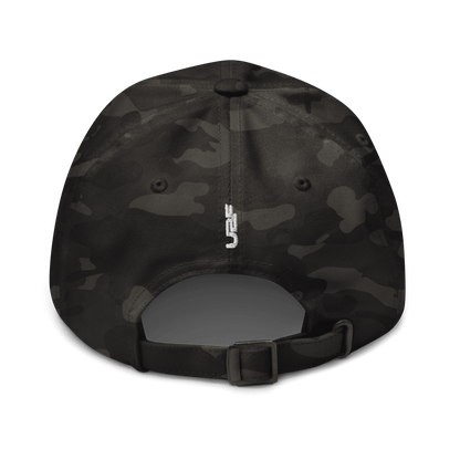 White UBF Multicam dad hat