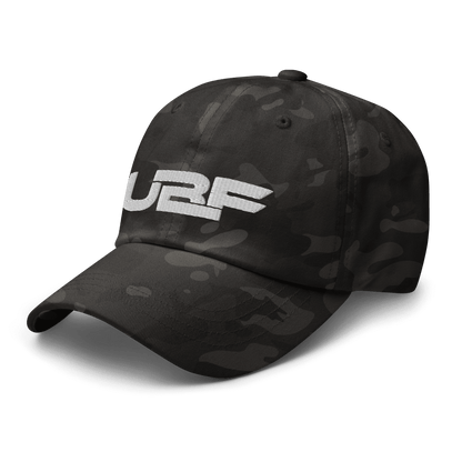 White UBF Multicam dad hat