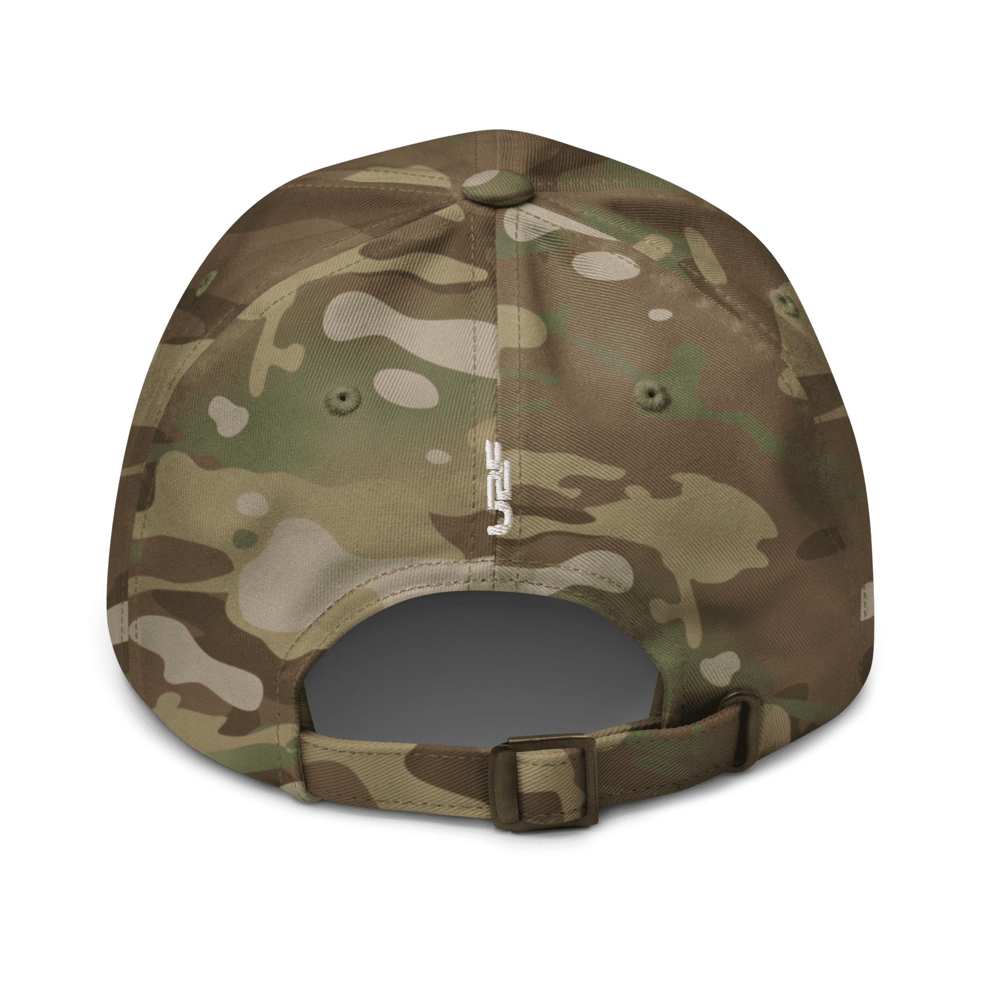 White UBF Multicam dad hat