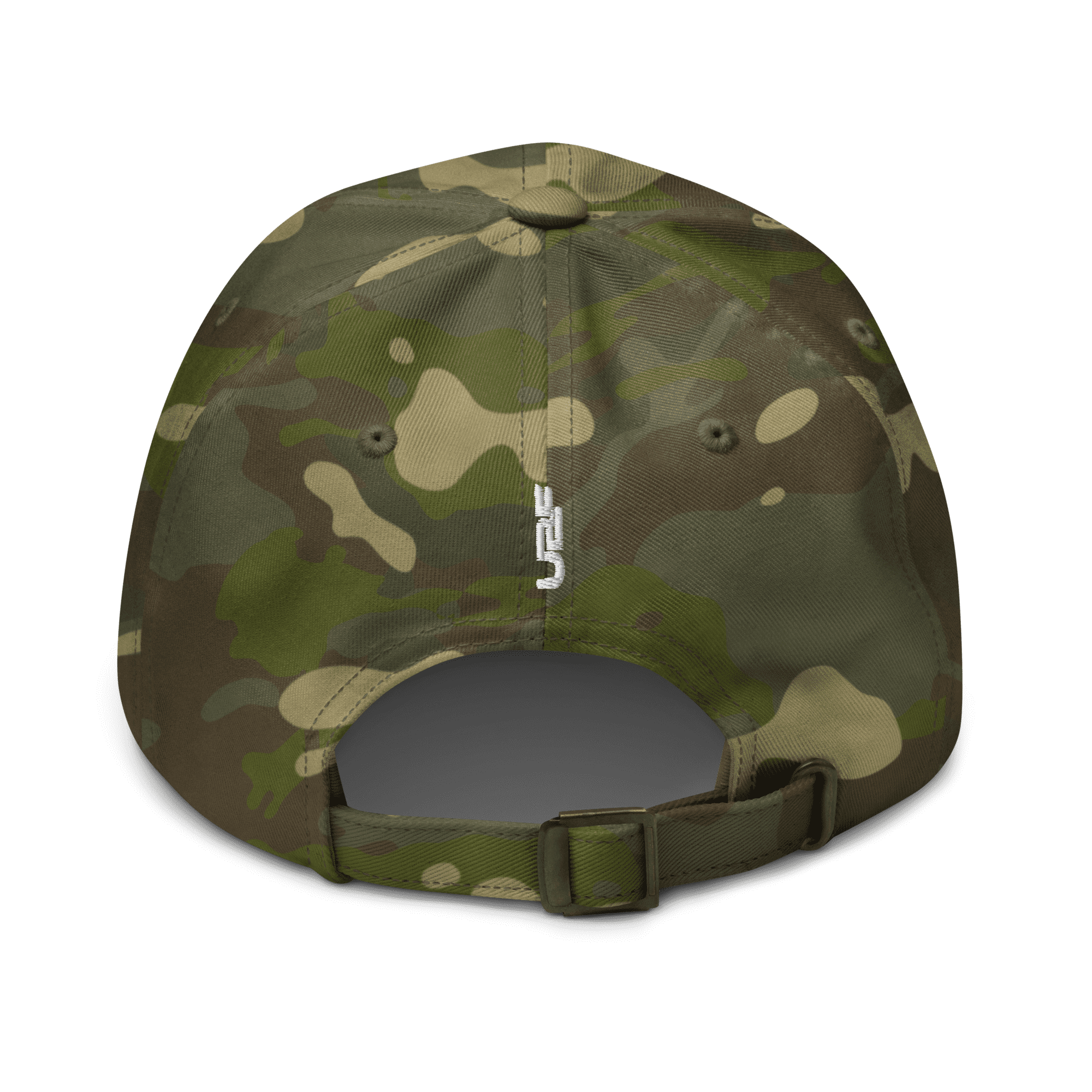 White UBF Multicam dad hat