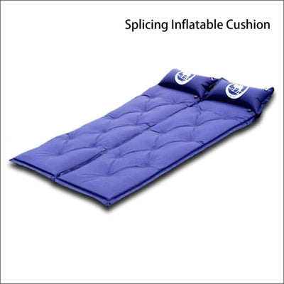 Outdoor camping mats, with inflatable cushions.