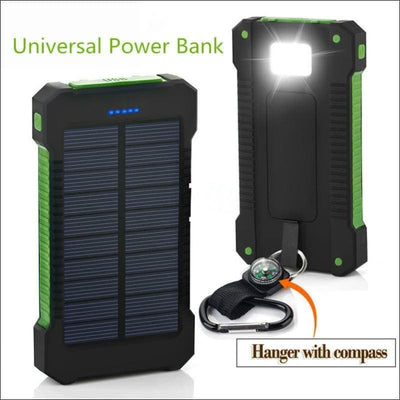 Solar power bank great for camping.