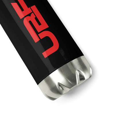 Red and blk  UBF Stainless Steel Water Bottle.